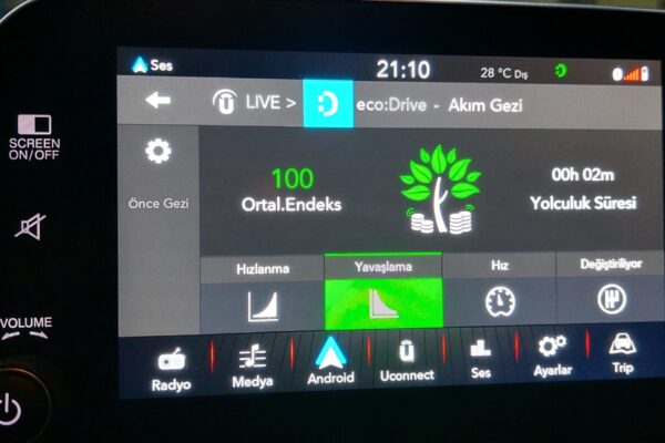 Sürüş Puanlama eco:Drive Etkinleştirme